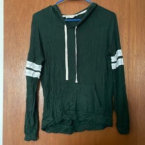 Green and White Hoodie